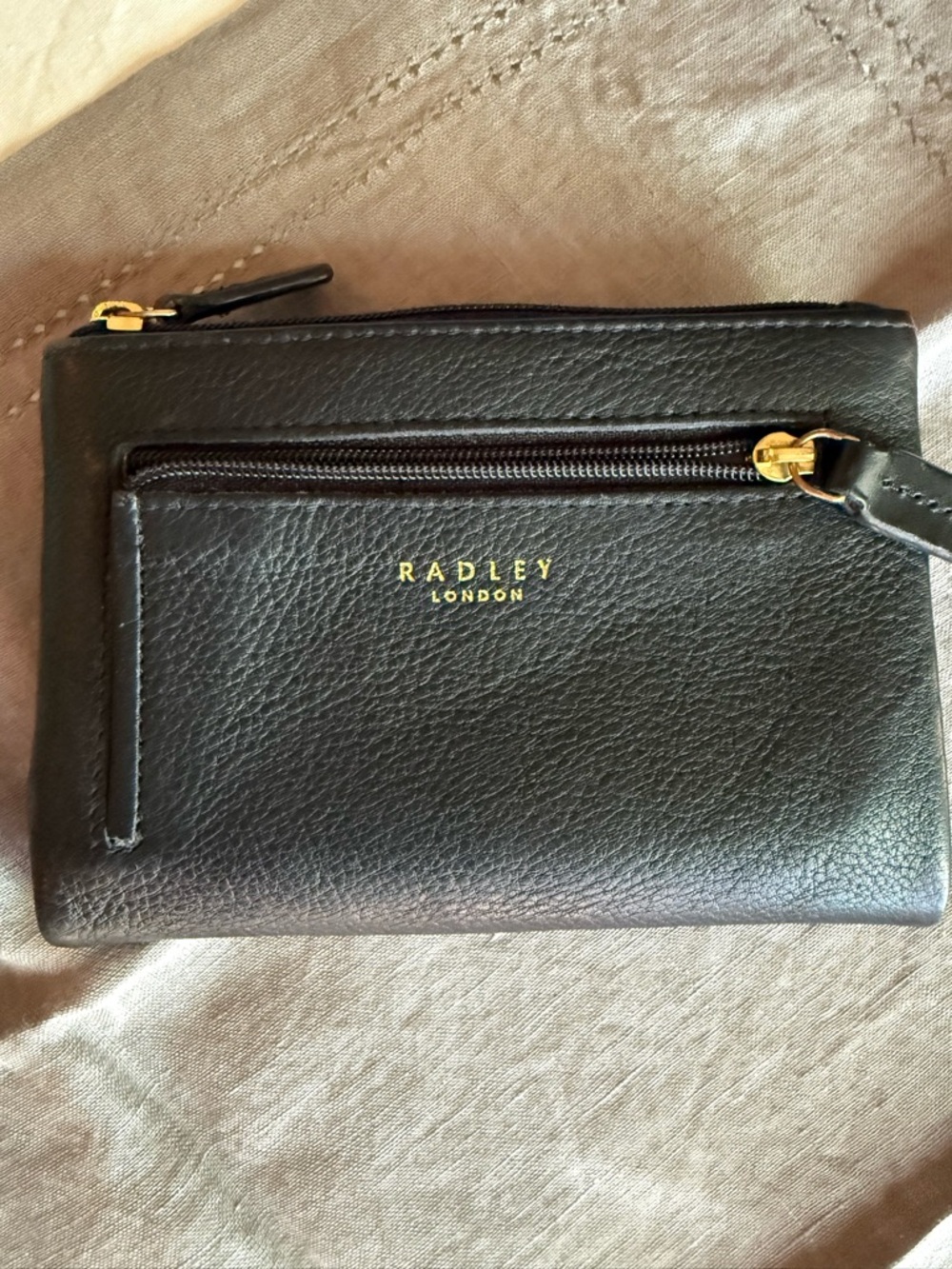 Radley London Larkswood Medium Leather Zip Wallet Black